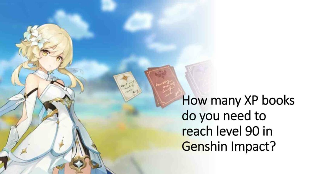 Traveler Lumine in ONE Esports article on how many XP books do you need to reach level 90 in Genshin Impact?