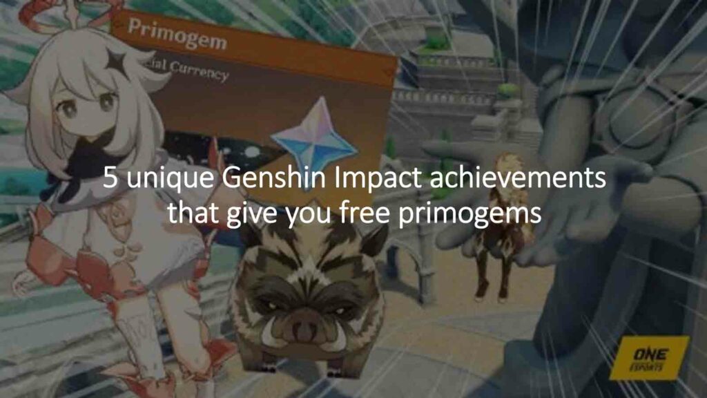 Genshin Impact Unique Achievements That Give You Free Primegems Featured Image ONE Esports with Paimon