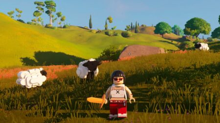 How to get wool fabric in LEGO Fortnite -- sheep