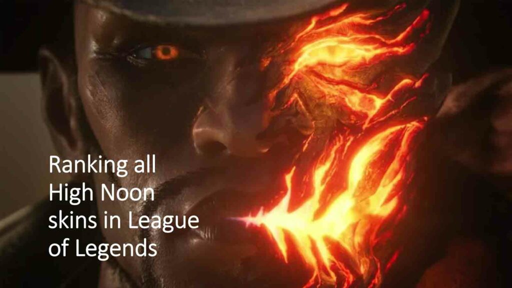 High Noon Lucian en la imagen de ONE Esports en "Clasificación de todos los aspectos de High Noon en League of Legends"