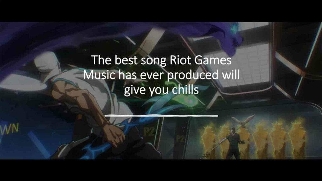Blaber and Kindred in Worlds 2021 music video in ONE Esports featured image for article, "The best song Riot Games Music has ever produced will give you chills"