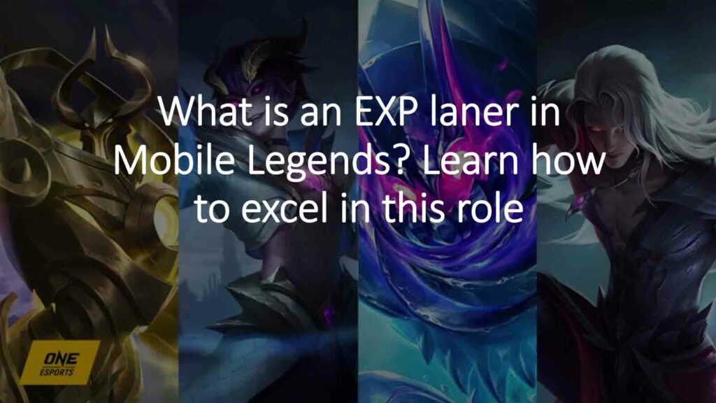 Mobile Legends EXP Laners Uranus, Dyrroth, Gloo, Arlott, a ONE Esports Guide