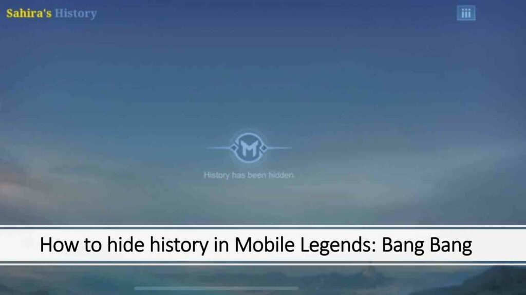 Cómo ocultar el historial en Mobile Legends: imagen destacada de Bang Bang ONE Esports