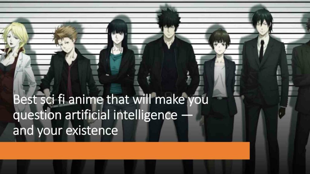 Psycho Pass cast in ONE Esports featured image on the best sci fi anime that will make you question artificial intelligence 
