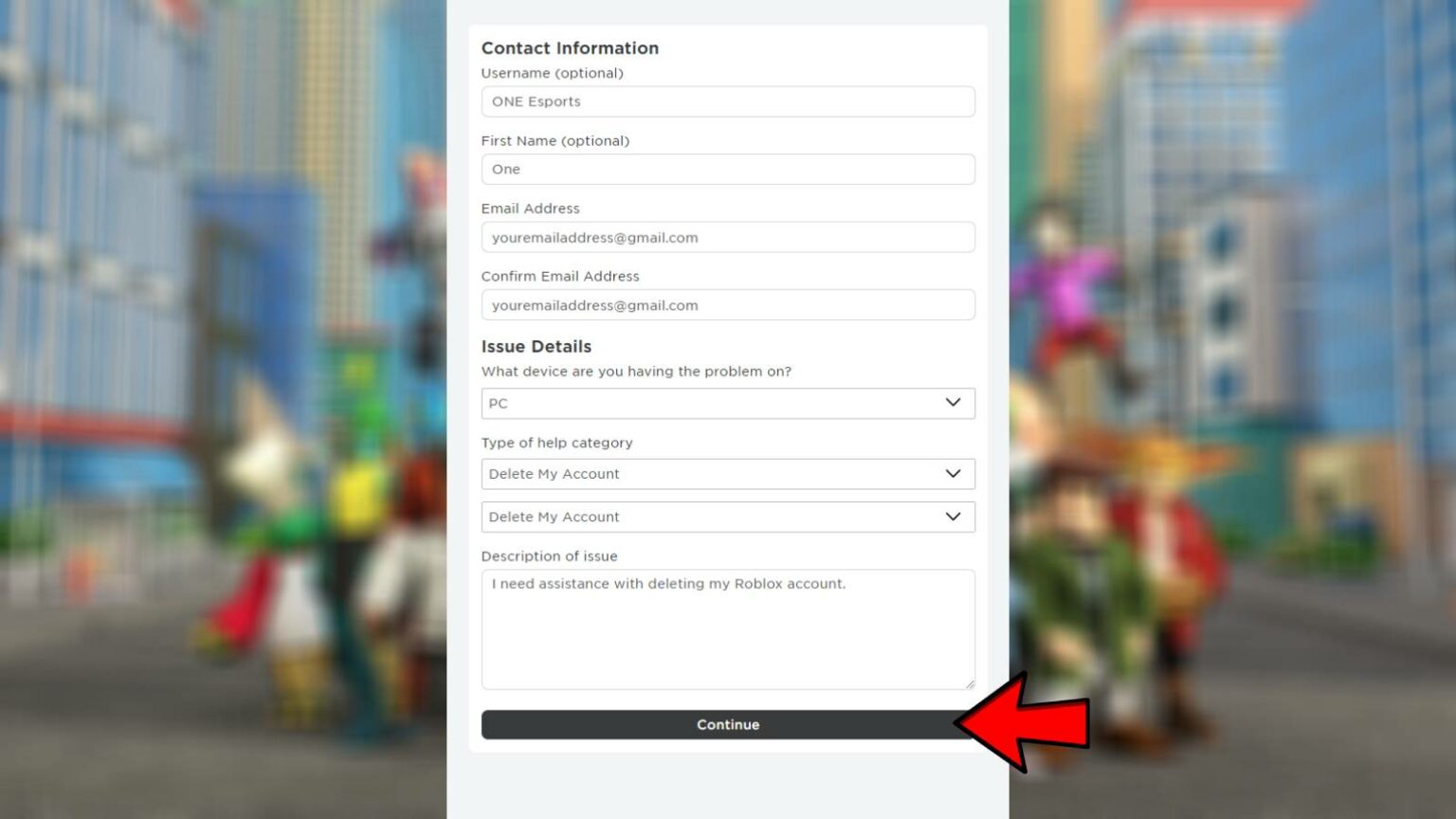 How to delete Roblox account: Step-by-step with screenshots | ONE Esports