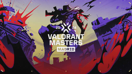 Masters Madrid key visual from Valorant Esports' website