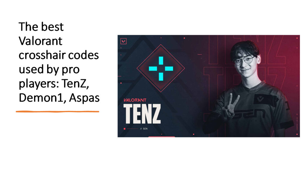 La mejor mira utilizada por los profesionales de Valorant ONE Esports imagen destacada con Tyson de Sentinels "TenZ" ONG