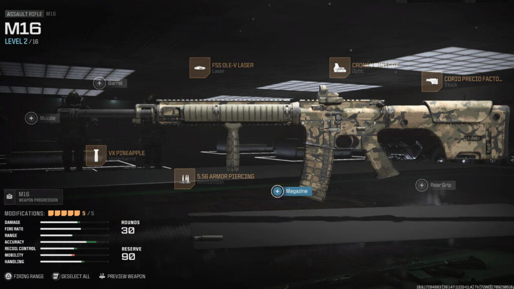 Best M16 Loadout in MW3 Season 2 -- full class setup