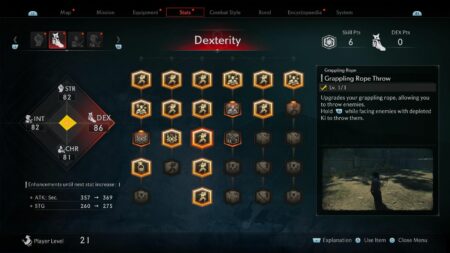 Best skills in Rise of the Ronin -- Dexterity