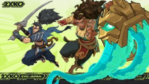 Official Yasuo and Illaoi desktop wallpaper from Riot Games