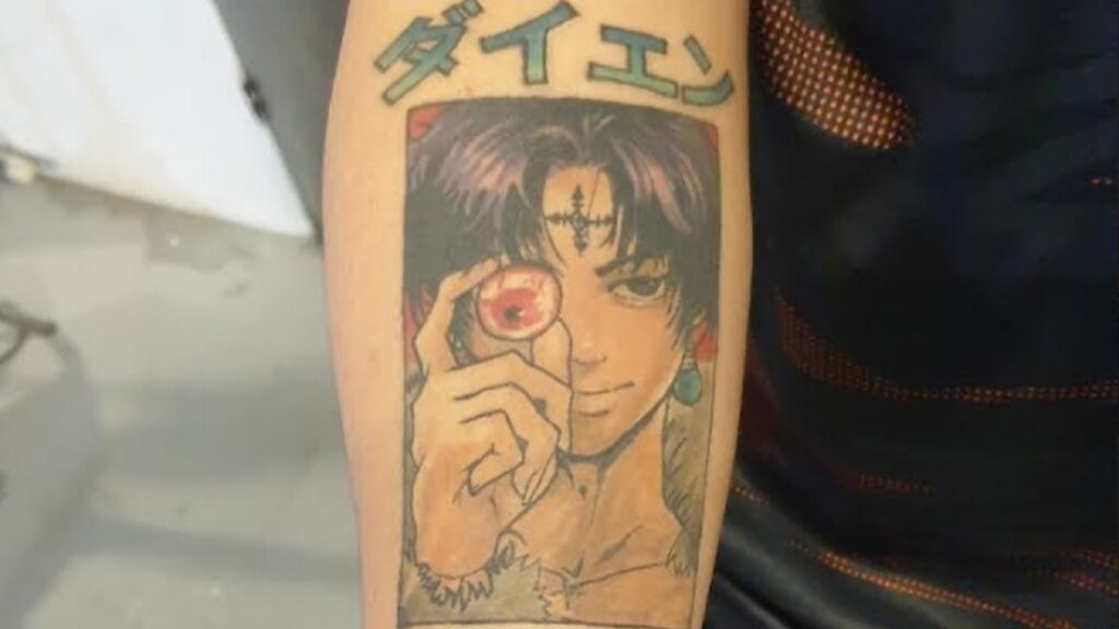 Chrollo Lucifer from Hunter X Hunter is one of the anime tattoos of Benthings