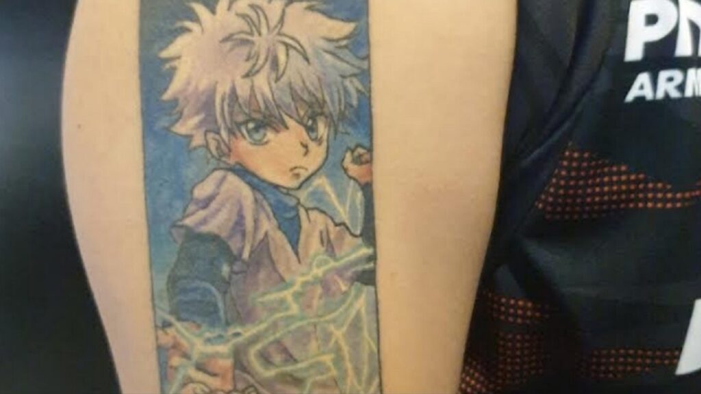 Killua from Hunter X Hunter is one of the anime tattoos of Benthings