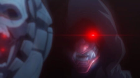 Ninja Kamui main character Joe Higan stalking an opponent in season 1 of the anime