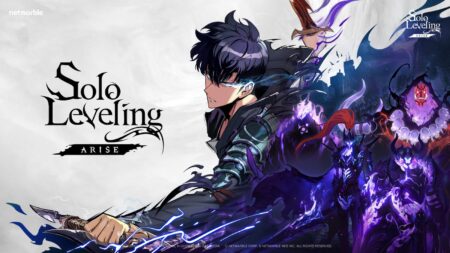 Solo Leveling Arise official poster featuring Sung Jinwoo