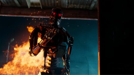 Terminator Survivors Skynet robot, one of the main enemies in the game