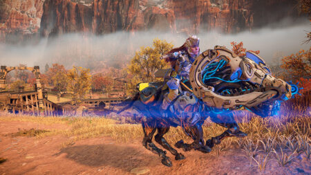 Horizon Forbidden West Review Complete Edition Aloy riding Charger