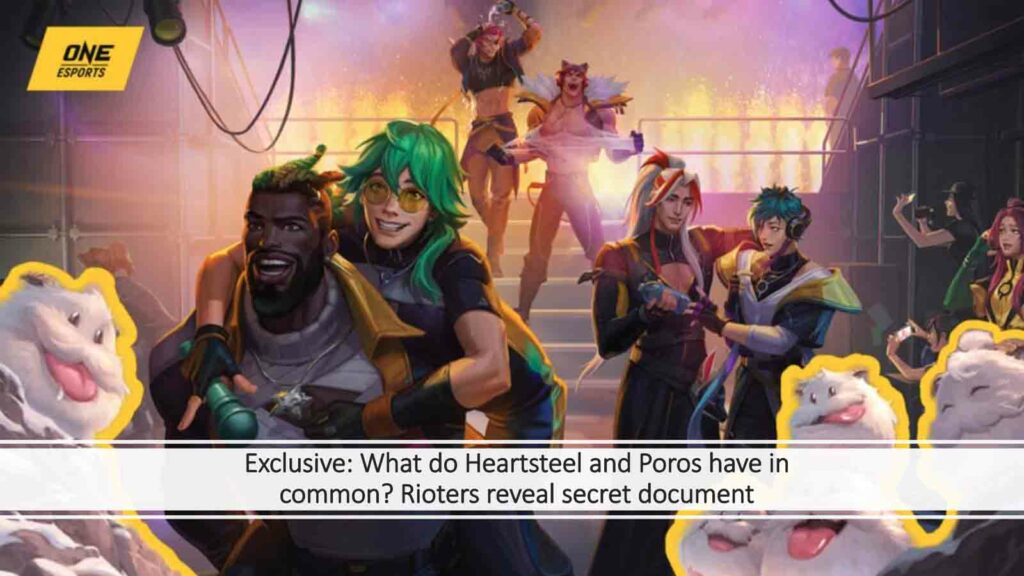 Heartsteel band and poros in ONE Esports featured image for article "Exclusive: What do Heartsteel and Poros have in common? Rioters reveal secret document"