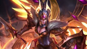 Mobile Legends: Bang Bang War Angel Freya skin wallpaper