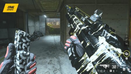 BP50 Anguish Blackcell blueprint with Coiled camo at Growhouse map in Modern Warfare 3