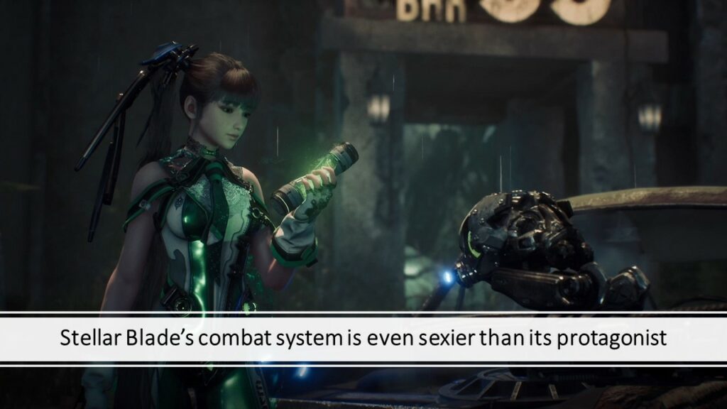 EVE nell'immagine in evidenza dell'articolo di recensione di ONE Esports Stellar Blade