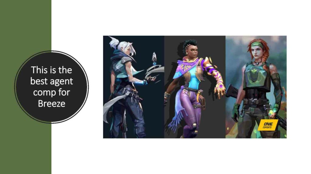 Jett, Astra and Skye in ONE Esports featured an image for article "This is the best agent comp for Breeze"