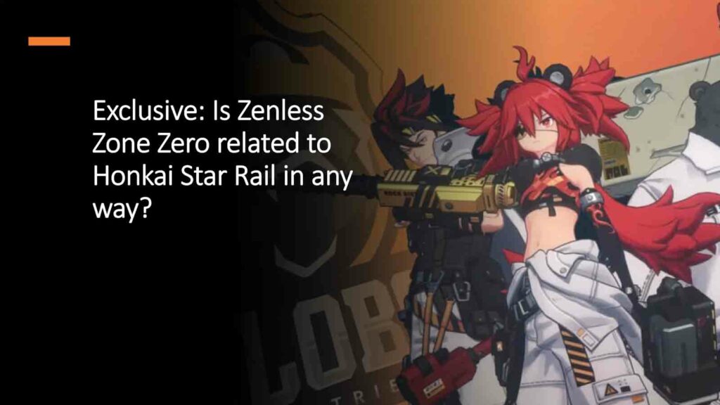 Personajes de Belobog Heavy Industries en Zenless Zone Zero en ONE Esports imagen presentada para el artículo "Exclusivo: ¿Zenless Zone Zero está relacionado con Honkai Star Rail de alguna manera?"