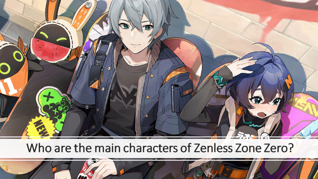 Los personajes principales de Zenless Zone Zero, Belle y Wise, en una imagen personalizada de ONE Esports para el artículo "¿Quiénes son los personajes principales de Zenless Zone Zero?"