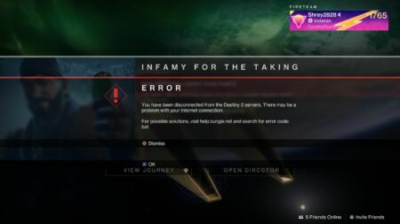 Destiny 2 bat error code