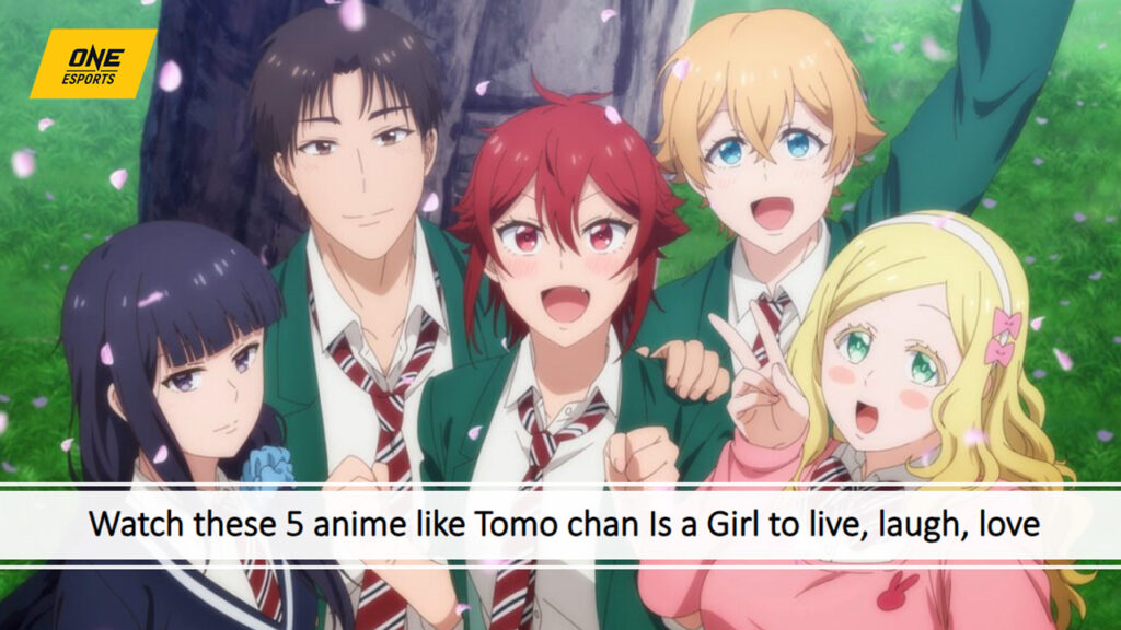 5 anime like Tomo-chan Is a Girl! anime characters Tomo Aizawa, Junichirou Kubota, Misuzu Gundou, Carol Olston and Kousuke Misaki