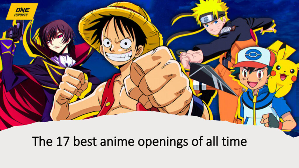 The best anime premieres of all time with Code Geass, One Piece, Naruto and Pokemon ONE Esports