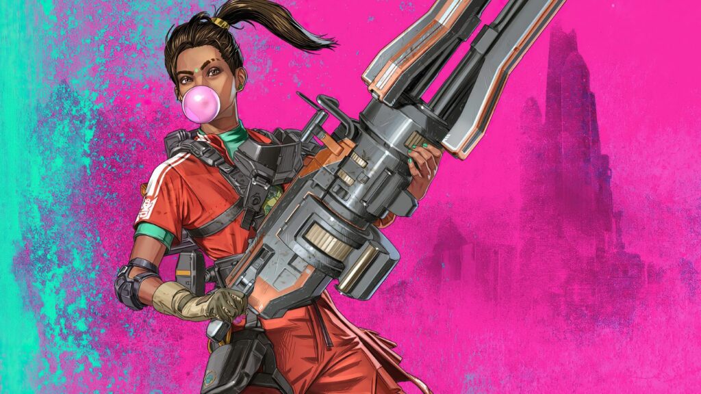 Arte de bienvenida de Rampart de Apex Legends