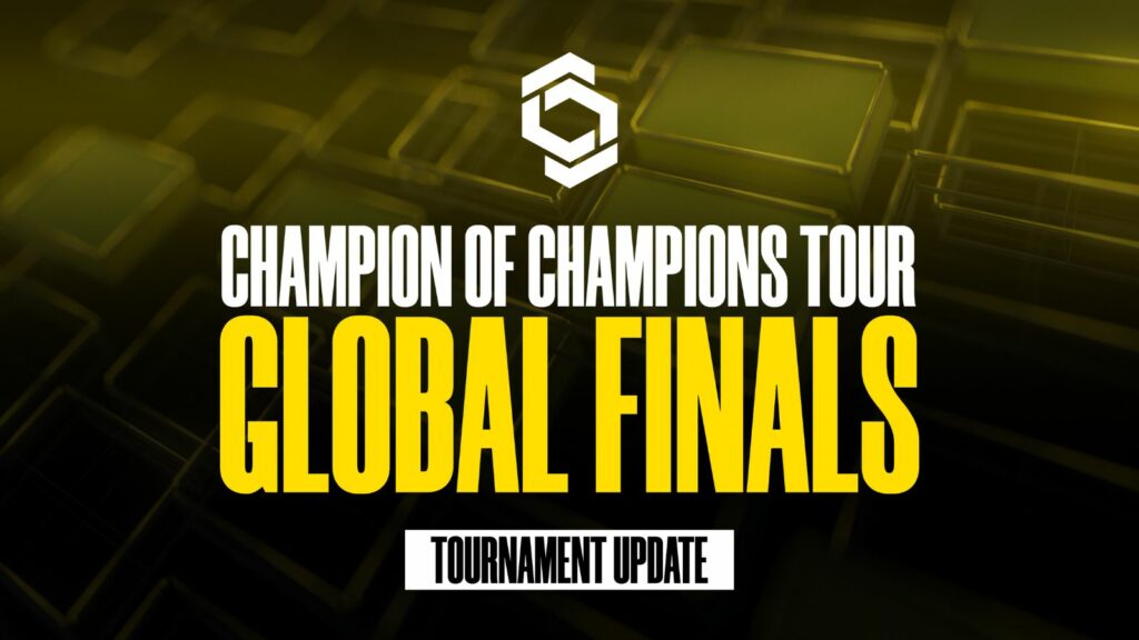 Imagen clave de las finales mundiales de la temporada 1 del Champion of Champions Tour (CCT)