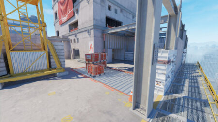 Catwalk on Vertigo's A site in Counter-Strike 2
