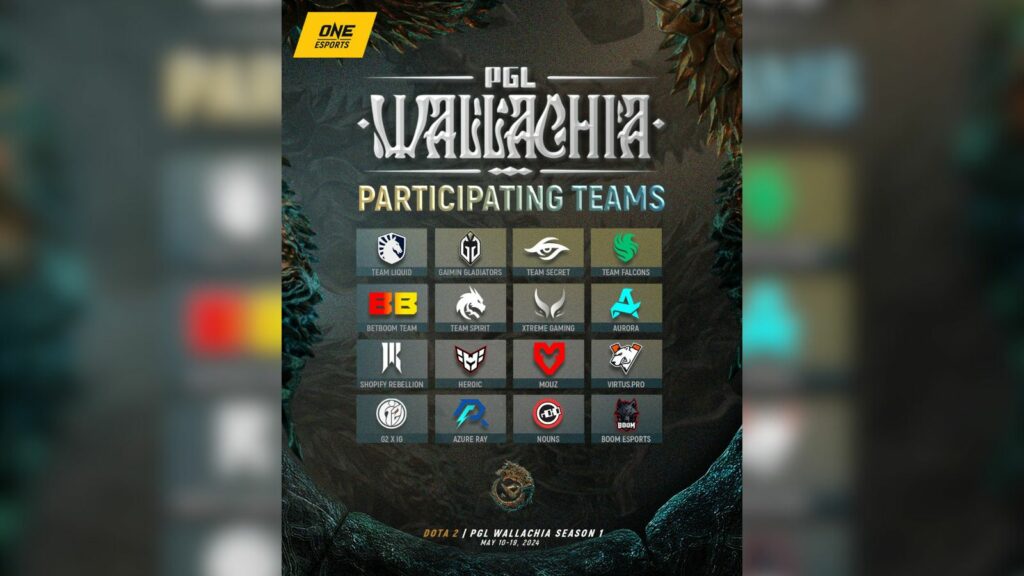 Equipos que participan en la temporada 1 de PGL Valachia