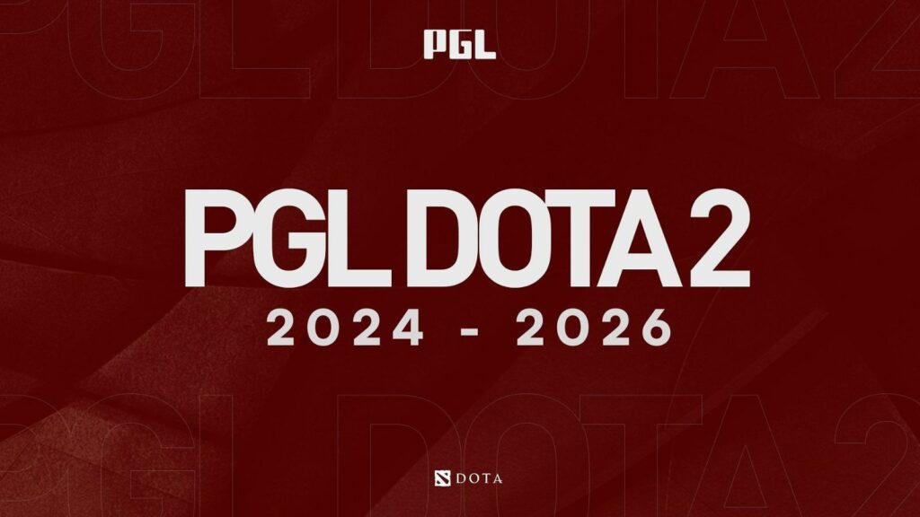 Imagen del anuncio de PGL de sus torneos de Dota 2 para 2024 a 2026
