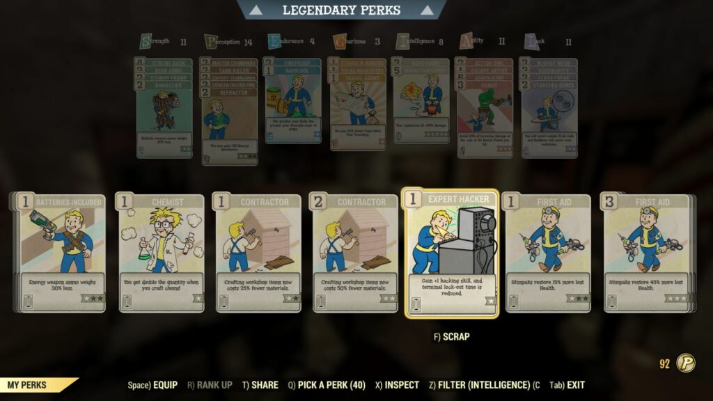 Ventaja del hacker de Fallout 76