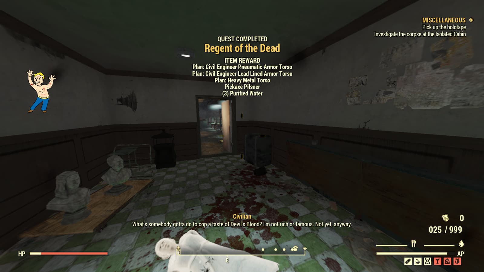 Fallout 76 regent of the dead mysterious keypad code one esports