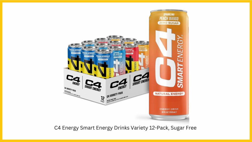 Pack variado de bebidas energéticas y inteligentes C4