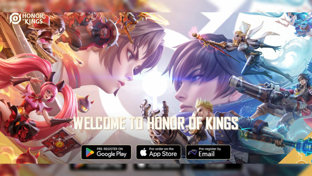 Imagen clave de preinscripción de Honor of Kings con Hero Ying y Lam