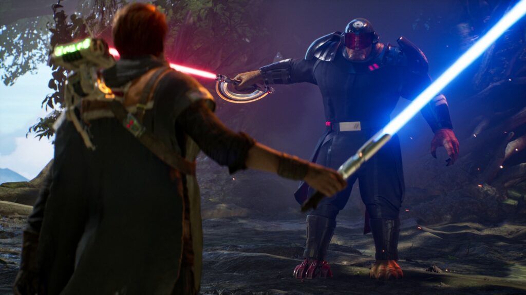 Cal Kestis contre la neuvième sœur dans Star Wars Jedi : Fallen Order