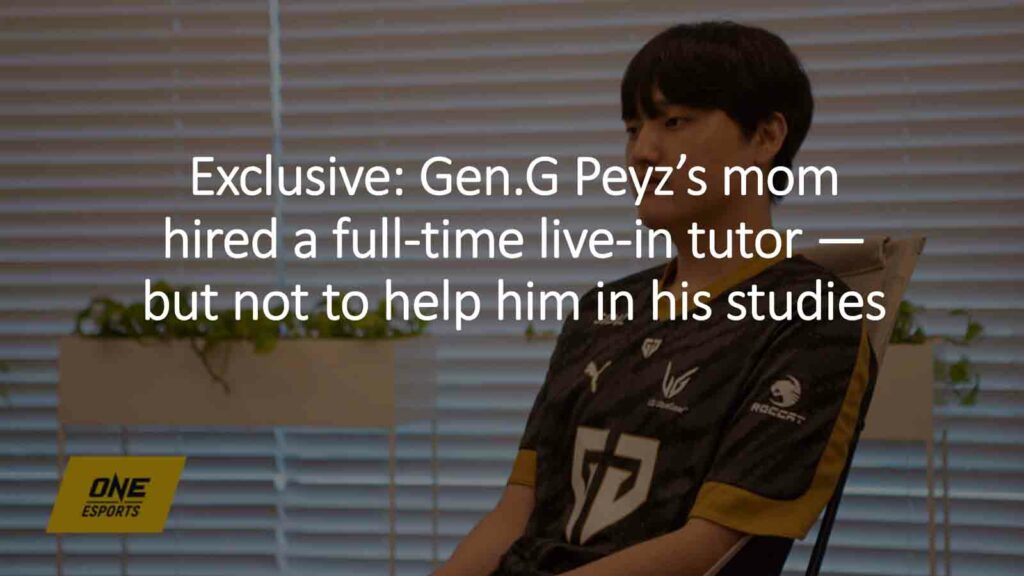 Entrevista de ONE Esports con el carril inferior Gen.G Peyz durante la LCK Spring 2023 en la imagen del artículo principal "Exclusiva: la madre del general G Peyz contrató a un tutor a tiempo completo, pero no para ayudarla con sus estudios"