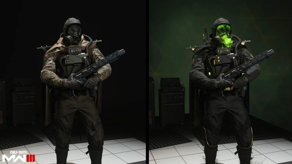 "Iron Lung" skin and its BlackCell variant for operator Nolan from Modern Warfare 3 and Warzone Season 4 Battle Pass