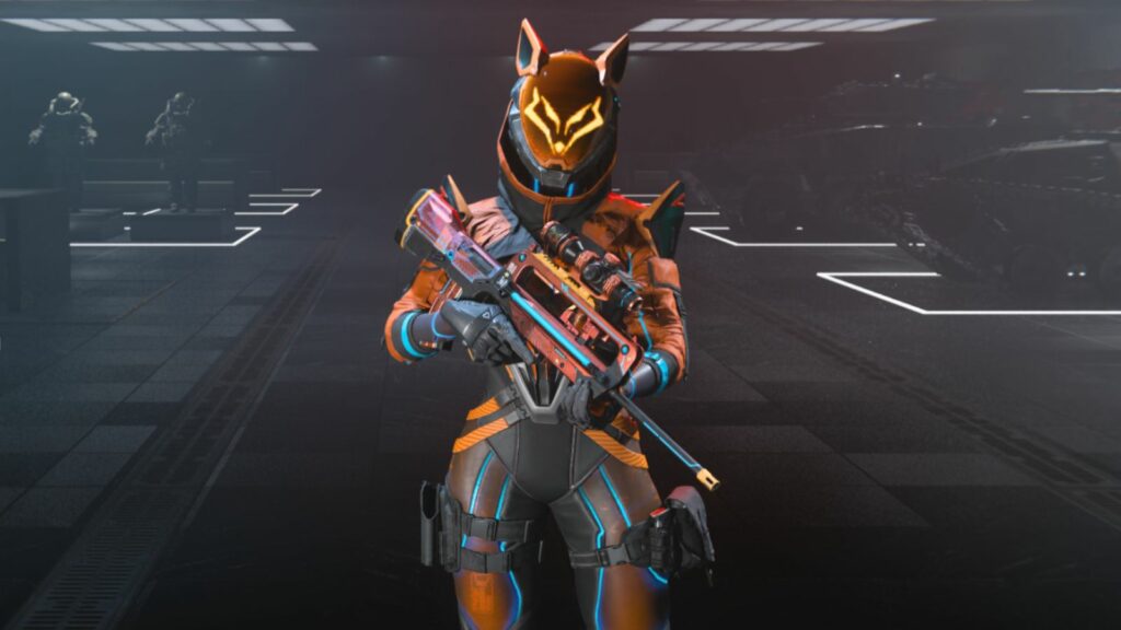 Diseño de operador Mikan Endo para Jet del paquete Echo Endo Vibrant Vixen Tracer en Modern Warfare 3 y Warzone