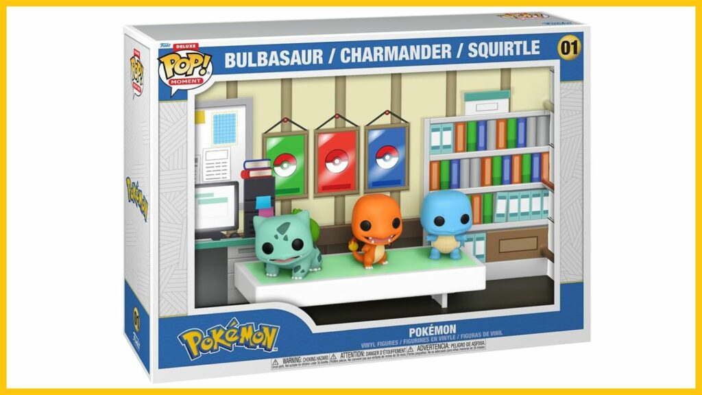 Funko Pop! Moments Deluxe: Pokemon - Bulbasaur, Charmander, Squirtle