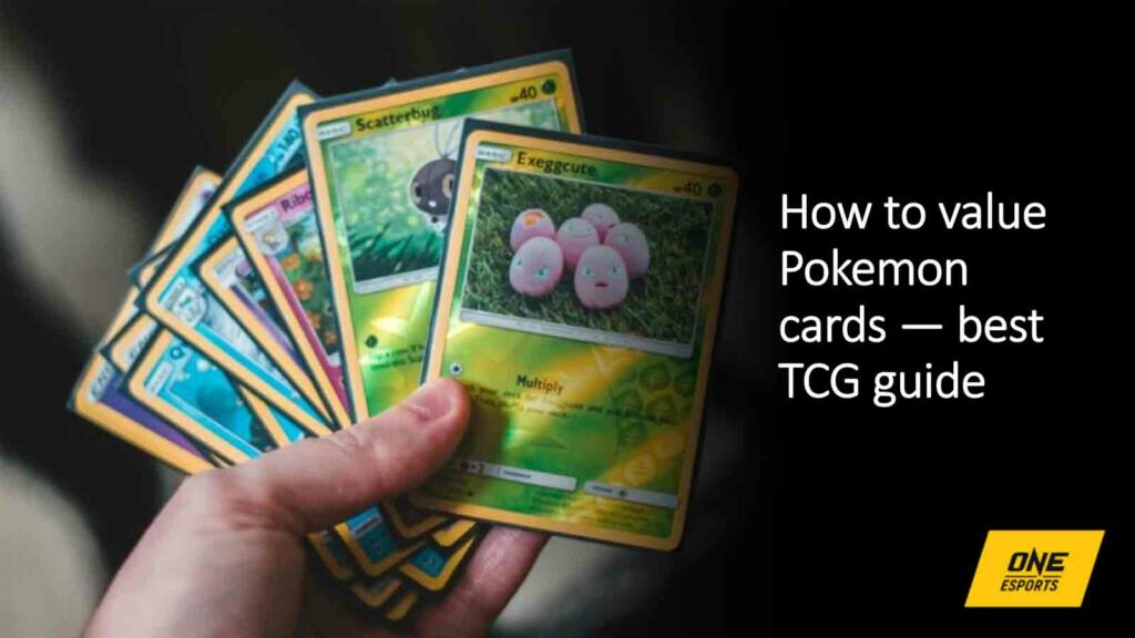 Person holding Pokemon TCG cards in ONE Esports, featured image for article "How to Grade Pokemon Cards – The Best TCG Guide"