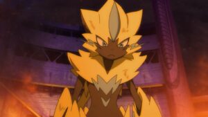 Zeraora in The Power Of Us Movie glaring