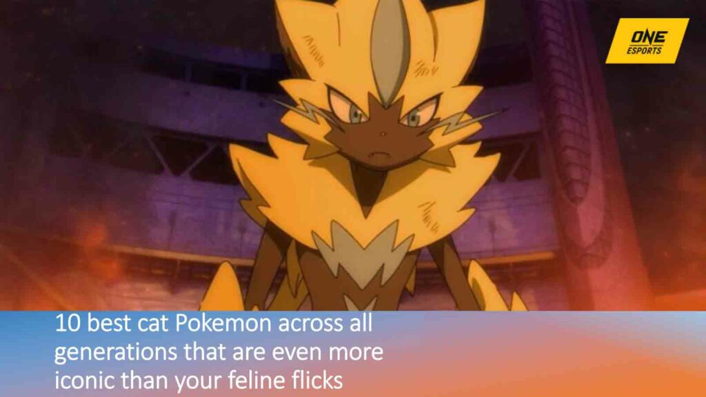 Zeraora in Pokemon Movie “The Power of Us” in ONE Esports – Featured Image for Article "The 10 best cat Pokémon of all generations that are even more iconic than your cat movies"