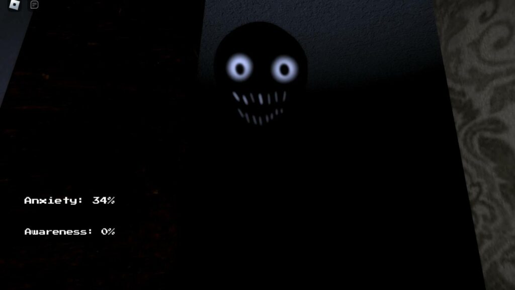 Captura de pantalla del juego más aterrador de Roblox The Intruder