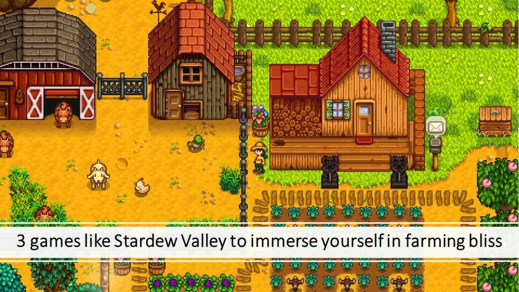 Featured image in the article "3 games like Stardew Valley to immerse yourself in farming bliss"