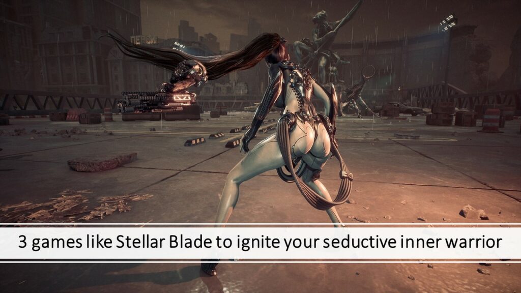 EVE en mode combat dans Stellar Blade